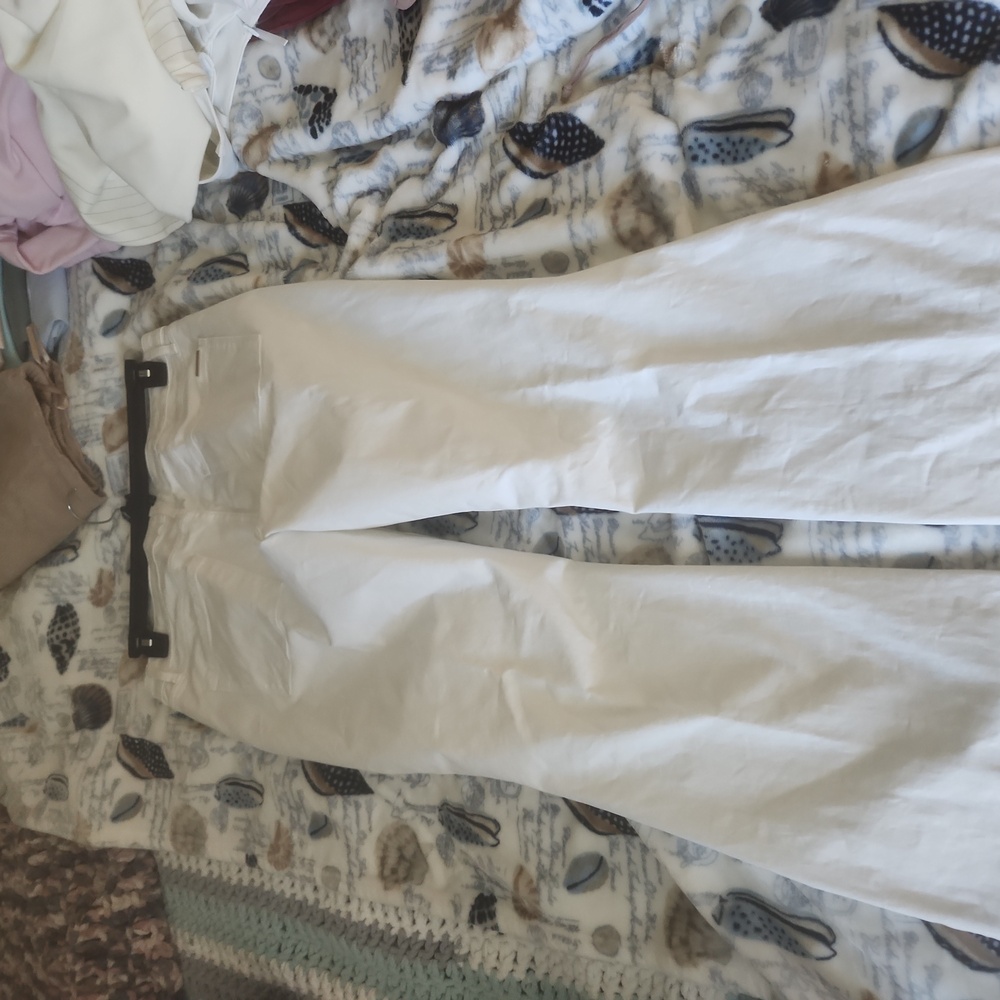 NWT WHBM High Rise Skinny Flare Sculpt Jeans White Sz 12 Stretch - Picture 2 of 7